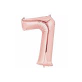 5DM 7 Rakam Rose Folyo Balon, 76 cm