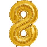 5DM 8 Folyo Balon Gold