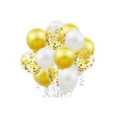 5DM Beyaz Gold Konfetili Balon