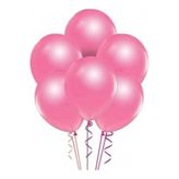 5DM Metalik Balon, 10 Adet, Pembe