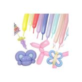 5DM Pastel Renkli Sosis Balon 20 Adet