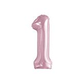 5DM Pembe Folyo Rakam Balon (1), 76 cm