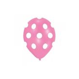 5DM Puantiyeli Pembe Balon 5'li Paket