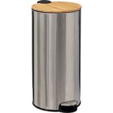 5five Simply Smart Bambu 30 L Paslanmaz Çelik Çöp Kovası