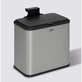 5five Simply Smart Dolap İçi Compact 5lt. Çöp Kovası Çelik Gri