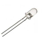 5mm Flaşör Beyaz Led - 1 Adet