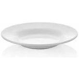 6 Adet Çukur Yemek Tabağı Beyaz Melamin Tabak 21cm Büyük Porsiyon Tabağı Lokanta Tabldot Toplu Yemek