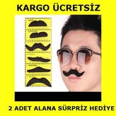 6 Adet Takma Bıyık Seti