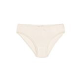 6 Adet Yıldız Bayan Bambu Dantelli Bikini Külot Ekru 3882