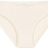 6 Adet Yıldız Bayan Modal Dantelli Bikini Külot Ekru 3902
