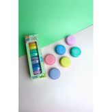 6 Lı Renkli Yumuşak Macaron Tebeşir Seti