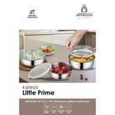6 Parça Little Prime Paslanmaz Çelik Saklama Kabı