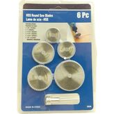 6 Parça Mini Yuvarlak Testere Bıçakları 22---44MM