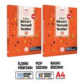 6.Sınıf MEB Beceri Temelli Testler 1 ve 2. Kitap Seti Örnek Soru Bankası (Renkli Baskı) BASKI ÜCRETİ
