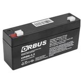 6 Volt 3.2 Amper Akü Orb6-3.2 (125X33X60 Mm)