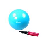 65 Cm Mavi Deluxe Pilates Topu Ve Çift Yönlü Pompa Seti