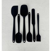 6'lı Silikon Spatula Seti Siyah