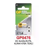 6V Alkalin Pil 4Lr44 476A Tekli
