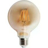 6W Rustik LED G95 Glop Ampul CT-4286 2 Adet,sarı