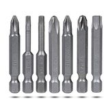 7 PARÇA Klytek Bits Uç Seti Vidalama Uçları Düz Yıldız Torx