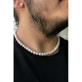 7,5 Mm Doğal İnci Erkek Kolye