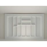 75X49 Cm. 12 Gözlü Beyaz Çekmece Içi Kaşıklık 69X41 Cm'e Kadar Kesilebilir