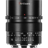 7ARTISANS 75MM F1.4 Full Frame Mf Lens Sony (E Mount) - Siyah