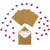 7x9 cm Mini Zarf 10 Adet - Kraft