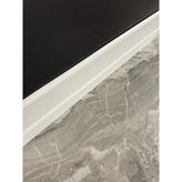 8 cm Pvc Lake Beyaz Süpürgelik