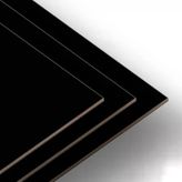 (8 Mm) Siyah Laminat Kaplı Mdf Tabaka Ahşap Plaka Ahşap Panel