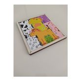 8 parça Renkli Çiftlik Hayvanları Ahşap Puzzle