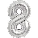 8 Yaş Gümüş Balon