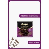%80 Bitter Çikolata - 60 gram - 36 Adet