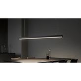 80 cm Düz Sarkıt LED Lineer Aydınlatma Alüminyum Kasa Çubuk LED Avize Beyaz Işık