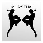80 cm Muay Thai Folyo Sticker