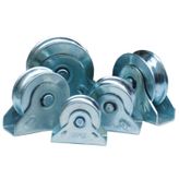 80 MM RAYLI KAPI MAKARASI DEMİR KAPI RAY MAKARASI KEPLİ MAKARA
