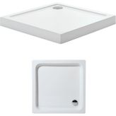 80 x 80 Kare Monoblok Duş Teknesi H:10 cm