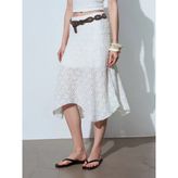 80428 Dilvin Dantel Midi Etek
