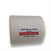 80X50 Termal Etiket | Rulo Barkod Etiketi