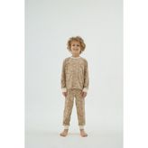 8952 Erkek Ç. Pijama Takım - Camel