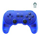 8Bitdo Pro 2 Bluetooth Controller with Hall Effect Joysticks, 2 Pro Back Paddle Buttons, Wireless Gaming Controller for Switch/Switch 2, PC, Android, and Steam Deck & Apple(Transparent Blue Edition)