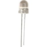 8mm Turuncu Şeffaf LED - 50 Adet - Amber