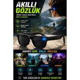 8mp Kameralı Chatgpt Destekli Akıllı Gözlük Yapay Zeka Çeviri ve Ses Kayıt Özellikli - Renkli