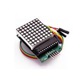 8x8 Dot Matrix Led Modül Max7219 Kırmızı Ortak Katot