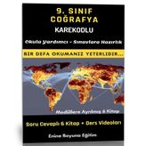 9. Sınıf Enine Boyuna Coğrafya Soru Cevap Seti 6 Modüler Kitap