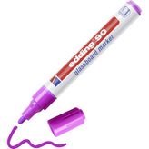 90 cam yazı tahtası kalemi - mor - 1 cam kalem - 2-3 mm yuvarlak uç