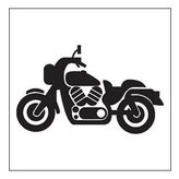 90 cm Motorsiklet Folyo Sticker