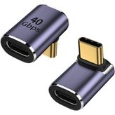90 derece type-c çevirici 90 derece typec usb 4 40 mbps