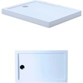 90 x 140 Dikdörtgen Monoblok Duş Teknesi H:10 cm