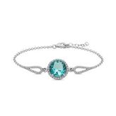 925 Ayar Gümüş Aquamarine Bileklik